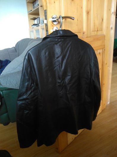 GEORGIO ARMANI black leather women's jacket