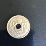 Old 1936 France coin 5 Centimes Image 2
