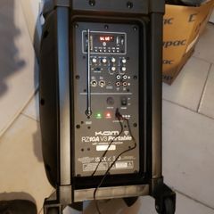 KAM RZ10A V3 Portable all-in-one PA speaker, Professional PA System with Built-in Amplifier, Multiple Audio Inputs, and Stage Monitor Capability, in excellent condition