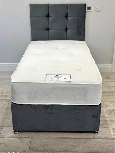 New Stylish single ,Double 4ft, 4ft6, King 5ft And 6ft Superking Sizes Divan Beds Instock. Drawers And Optional Tufted Mattresses Available. Free Delivery