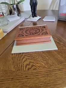 Antique carved box