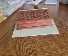 Antique carved box