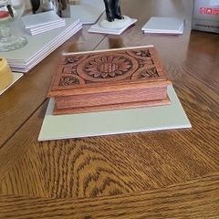 Antique carved box