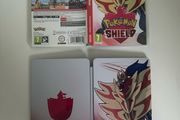 Nintendo Switch Pokemon Shield game &amp; Steelbook