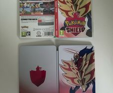 Nintendo Switch Pokemon Shield game & Steelbook