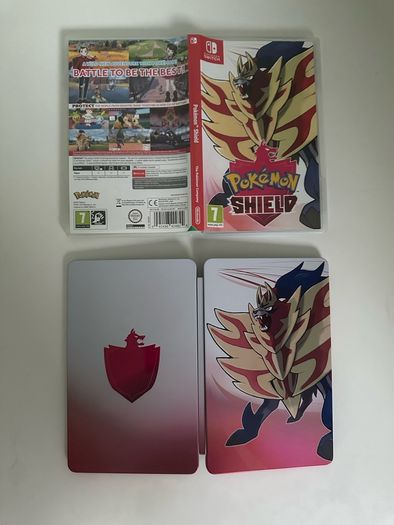 Nintendo Switch Pokemon Shield game & Steelbook