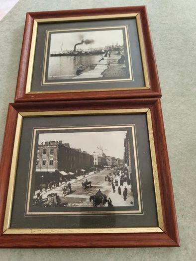 Set Of 2 Photo Of Old Limerick The Quays. Limerick.5297.w.l. And George St. Limerick.3287.ma