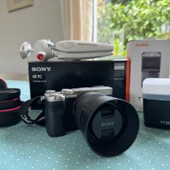 Sony Alpha C with Extra lens + flash and Tripod