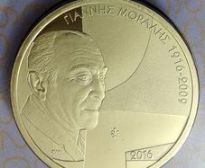 Greece 5 Euro Base Metals Brilliant Uncirculated Coin 2016 - 100 Years from the Birth of Yiannis Moralis