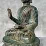 Abhaya Mudra Gesture Of Reassurance (27cm) - Patinated Bronze Image 3