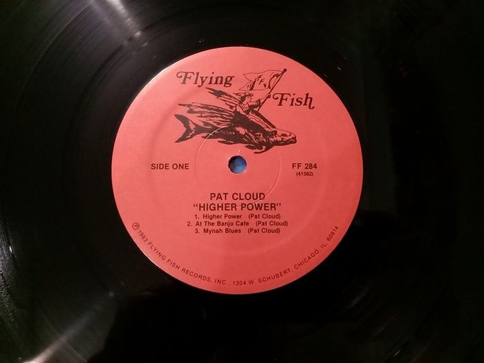 Pat Cloud - Higher Power. 1983. US Pressing. Flying Fish Label Lp. Vinyl. Record. Album. Banjo. Jazz.