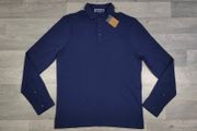 New Charles Tyrwhitt Long Sleeve Polo Shirt Mens Small