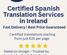 Certified Spanish Translation Services in Ireland