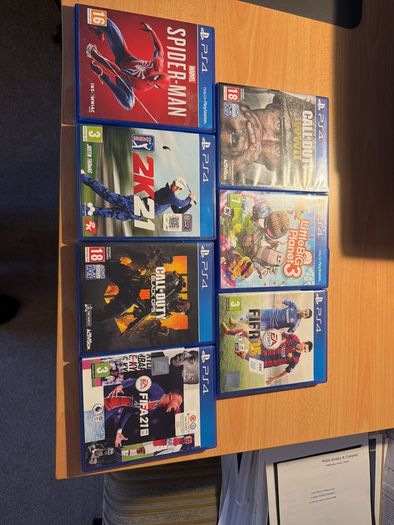 PS4 + 2 controllers and some games