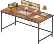 120x50 cm Computer Desk, Gaming Desk for Small Spaces, Modern Simple Style Desk for Home Office, Study Student Writing Desk, Brown