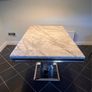 Solid Marble Dining Table Image 6