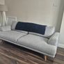 3 Seater Grey Sofa Image 4