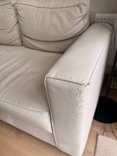 IKEA Manstad corner sofa bed with storage
