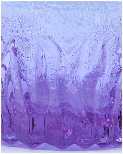 Alexandrite Neodymium Purple Glass Ice Effect Ice Bucket,