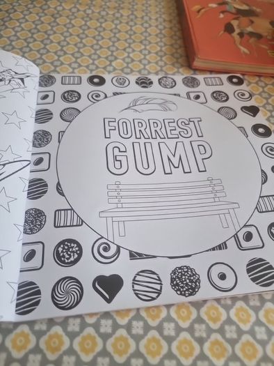 Classic movies colouring book.