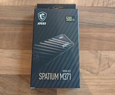 New 500GB MSI Nvme M.2 Spatium M371 Ssd