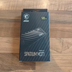 New 500GB MSI Nvme M.2 Spatium M371 Ssd