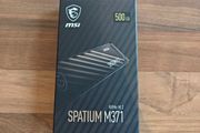 500GB Msi Nvme M.2 Spatium M371 Ssd