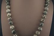 Ancient Burmese Pumtek Pyu Petrified Wood Beads Necklace