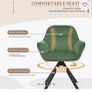 Velvet rotating chair Image 7