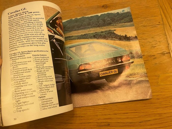 Vauxhall 1980 all model catalogue