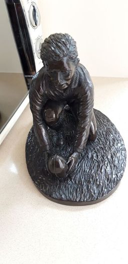 J. Rynhart Limited Edition Bronze Statue of an Irish Rugby Player
