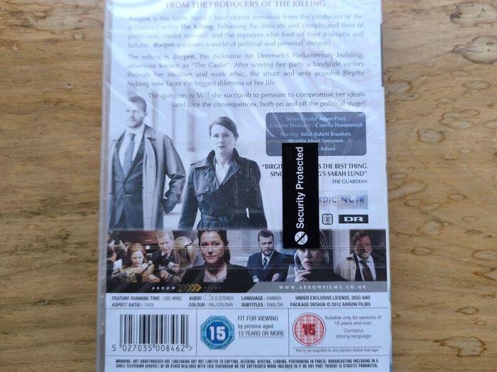 Sealed Borgen - The Complete First Season 3 Dvd Set