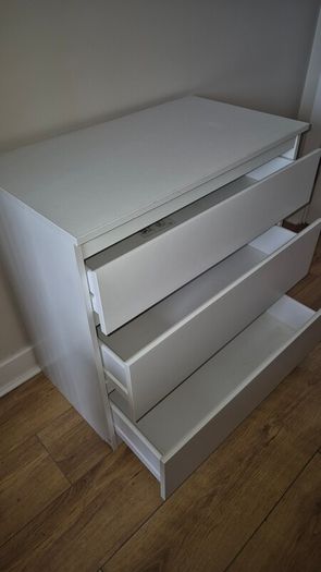 IKEA KULLEN 3-Drawer Chest - White