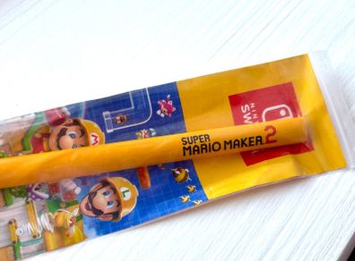 Nintendo Switch Super Mario Maker 2 Promo Pencil Pack