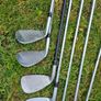 Taylormade rac  irons 3-5-7-8-9-pw-sw golf pride and taylormade grips  In excellent condition Image 6