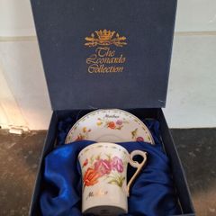 Vintage Leonardo Collection mother cup and saucer