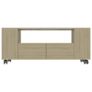 TV Cabinet Sonoma Oak 120x35x43 cm Chipboard Image 3