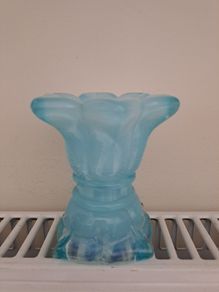 1950s Opaline posy vase