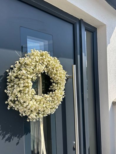 front door frame &  glass panel