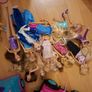 barbies, clothes car Image 2