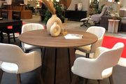 The Sterling Extendable Round Dining Table 100 to 140cm