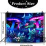 Glow in the Dark Tapestry, Tapestry, Tapestry Wall Tapestry Bedroom, UV Tapestry Wall Hanging, Aesthetic Tapestry Home Decorationfor Living Roombedroom 150 cm x 130 cm (FREE POSTAGE) Image 2