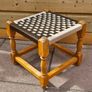 Vintage Woven Sugan Stool Image 2