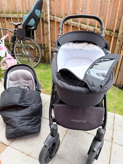 Noordi 2in1 Baby Pram  and Carrycot Excellent Condition