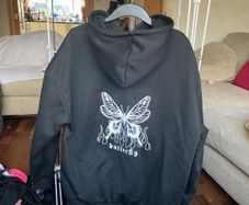 Butterfly hoodie size 14