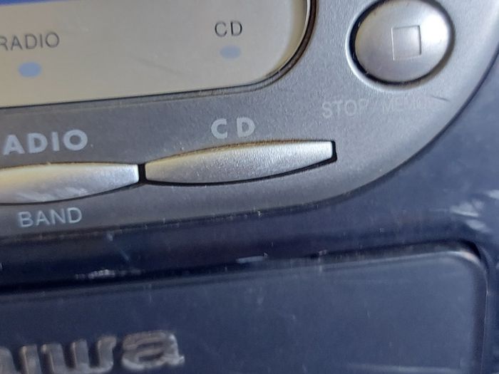 AIWA Compact Disc Stereo Radio Cassette Recorder, Model CSD-TD34K, Only Radio works, also portable, i.e. Takes Battery