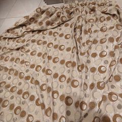 beige and cream curtains