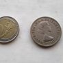 1957 Elizabeth II Two Shilling Coin Image 4