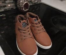 boys genuine tan penguin boots