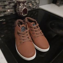 boys genuine tan penguin boots
